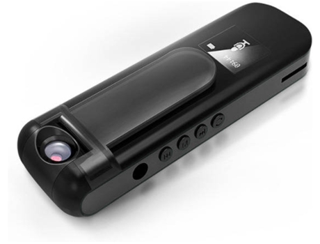 en 1 Grabadora de voz digital Pluma Videocámara Reproductor de mp3 HD 1080P Detección de movimiento Negro