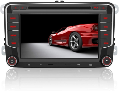 Radio de coche Bluetooth Estéreo Gps 1Din 7'' Pantalla táctil retráctil  automática 1080P Fm/Am/Mp3/SD/Usb Radio + Cámara de marcha atrás LETOUCH