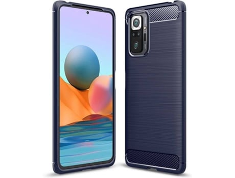 Carcasa Xiaomi Redmi Note 10 Pro HFS-HOUSE Carbone Azul