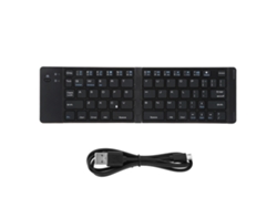 Teclado Bluetooth Plegable (conexão Sem Fio, Controle Com Touchpad)