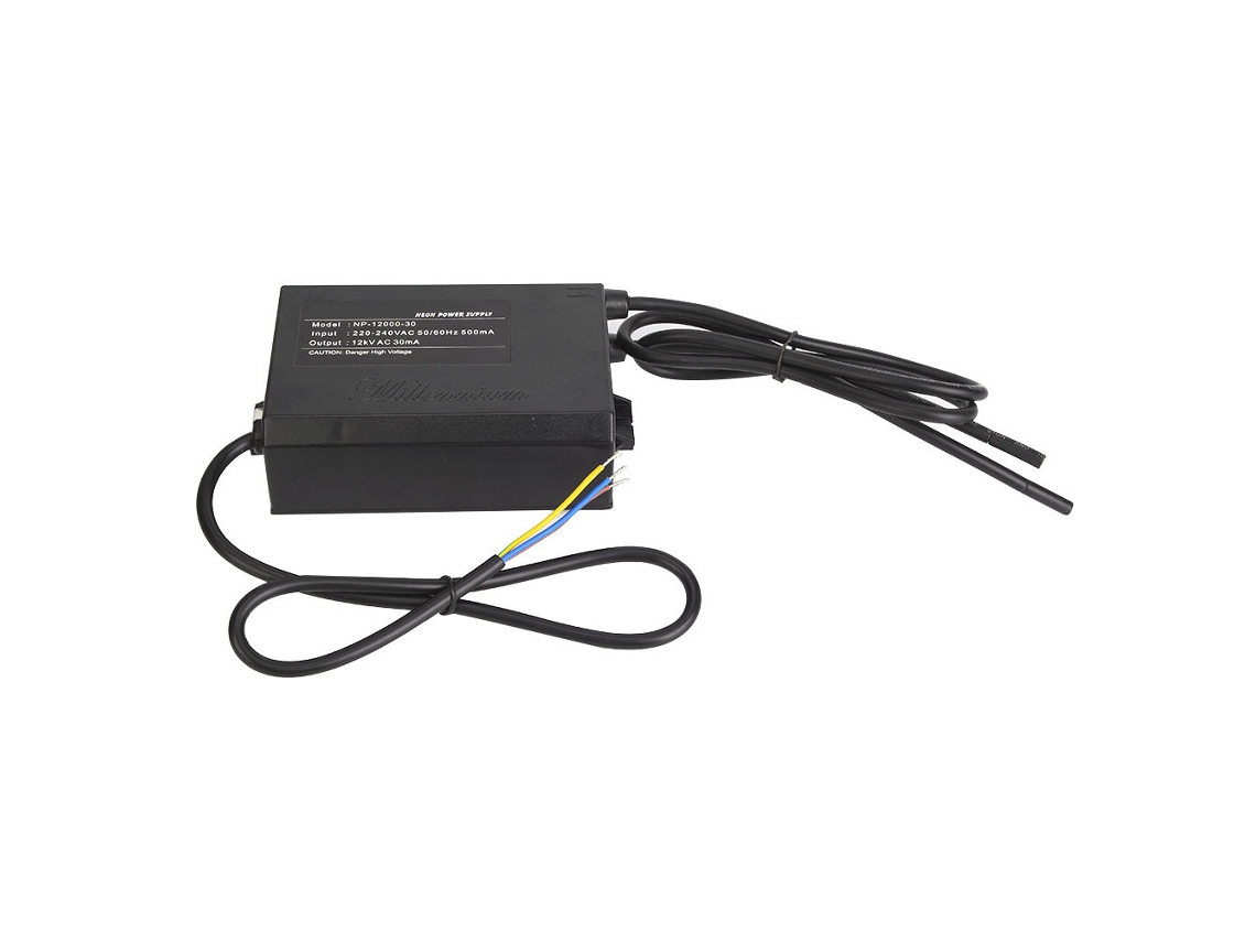 Transformador Electrónico Para Luces De Neón Np-12000-30, Fuente De Alimentación De 12 Kv Y 30 Ma, Certificación Ul Y Csa.