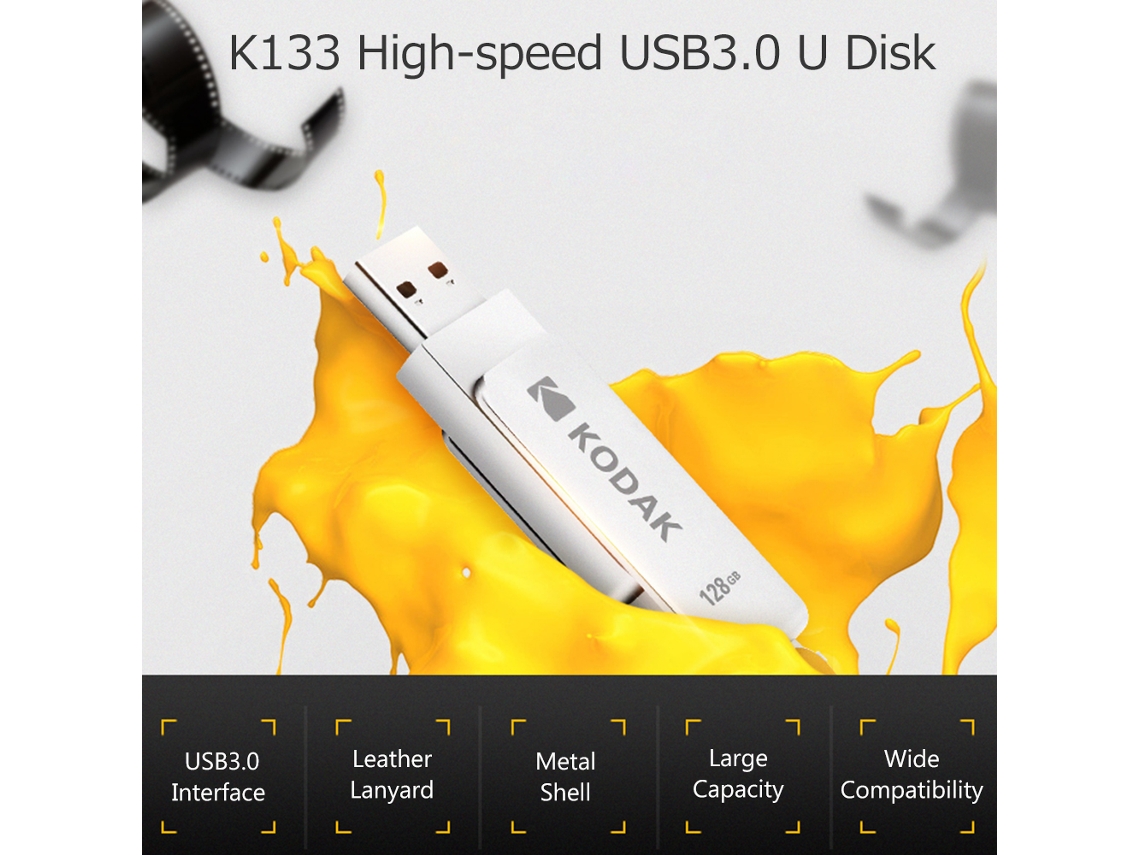 Vlrla-2026novounidad Flash Metálica Kodak K133 32g Usb3.0
