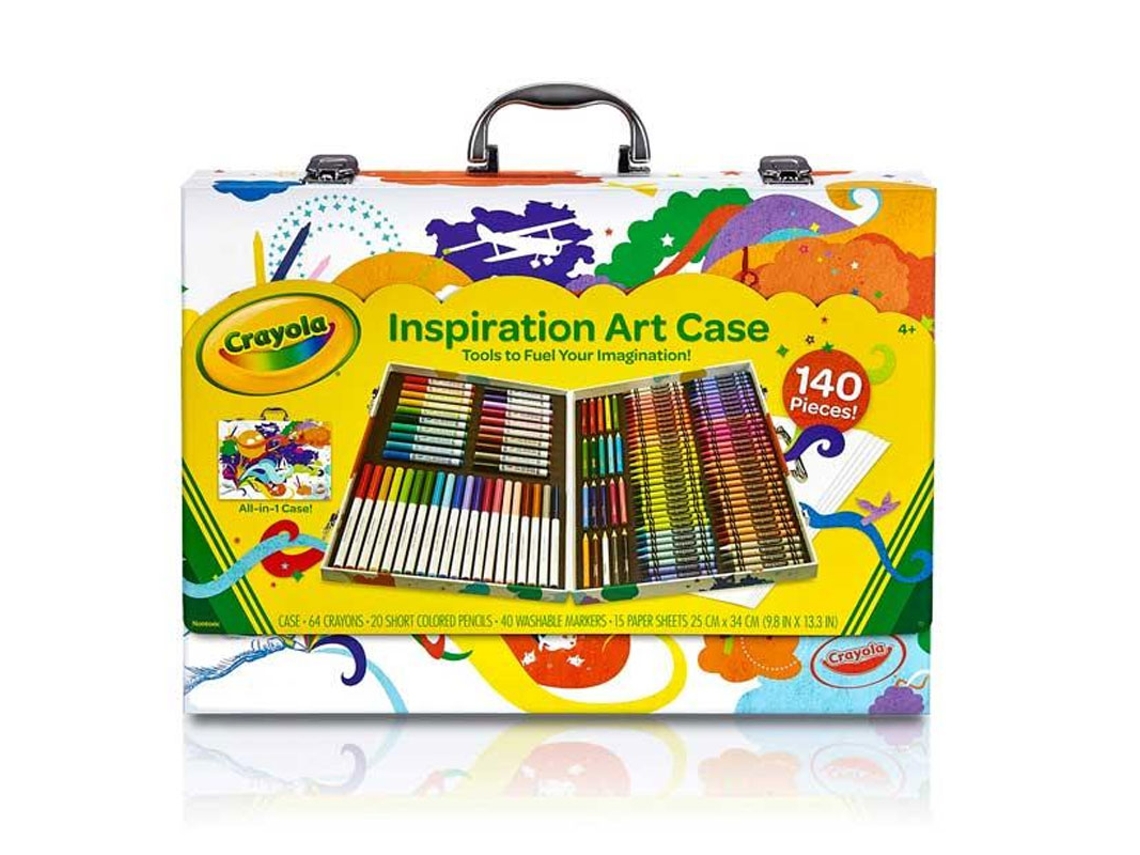 Kit de Artesanía para Niños CRAYOLA Inspirational art case - 140 piezas