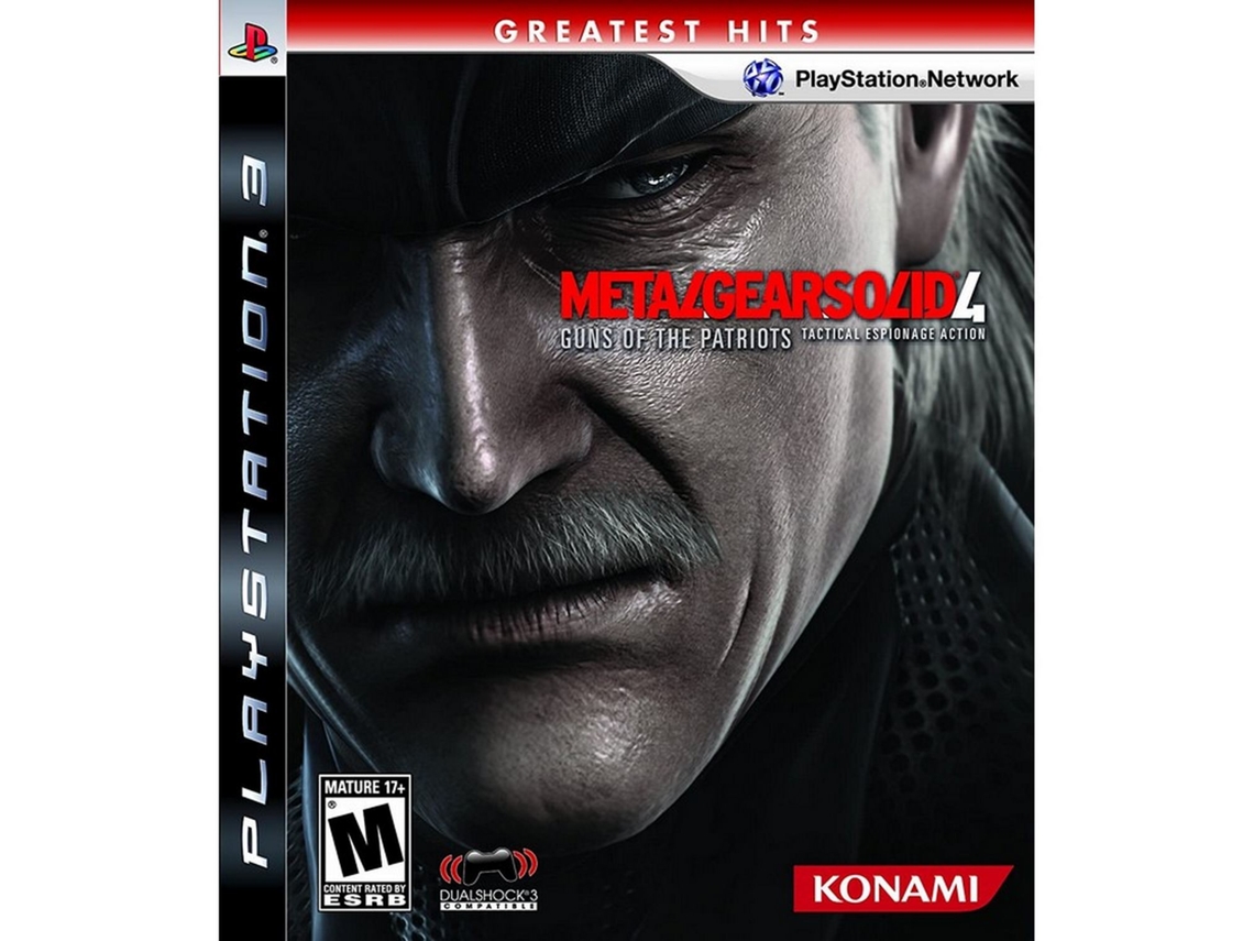 Juego PS3 Metal Gear Solid 4: Guns Of The Patriots Greatest Hits