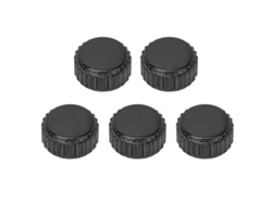 5 Piezas De Corona De Reloj De Acero Negro Duradero De 6 Mm Para Reparación Profesional