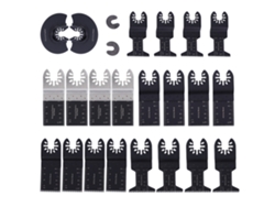 Juego De 24 Cuchillas Oscilantes Multifuncionales Para Carpintería Y Metalurgia.