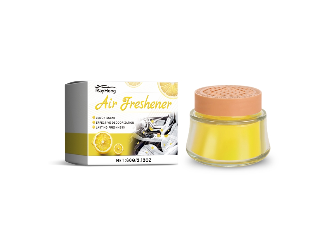 Perfume sólido para coche con aroma a limón