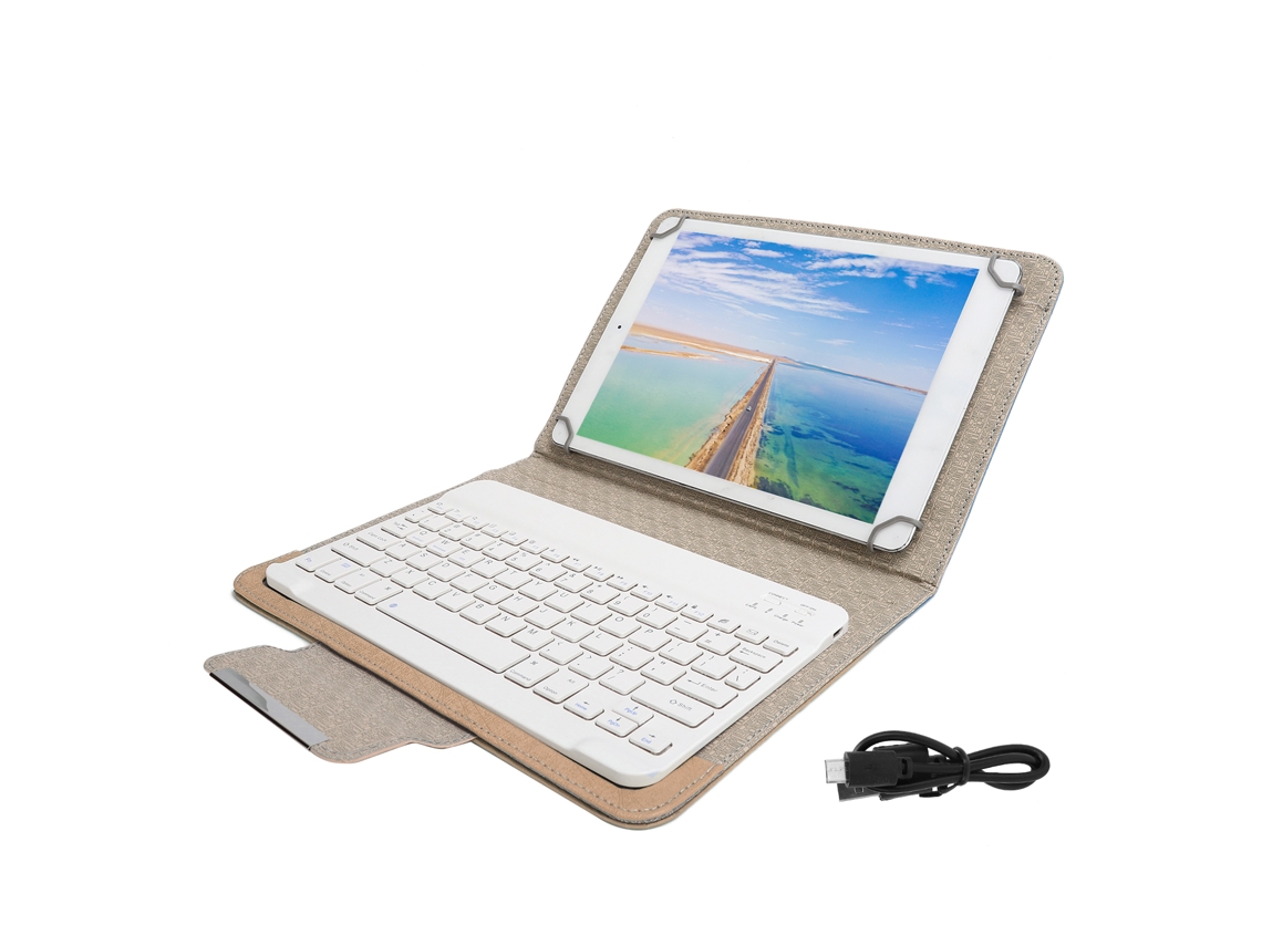 Funda para tablet (con teclado Bluetooth y protección)