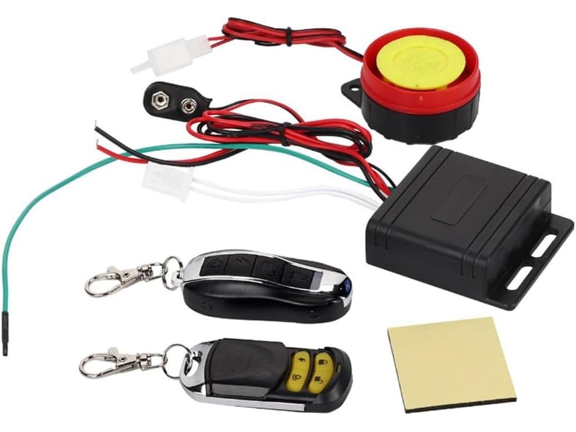 Sistema De Alarma Automático Antirrobo Con Control Remoto Para Motocicletas, Apto Para Vehículos De 12 V.