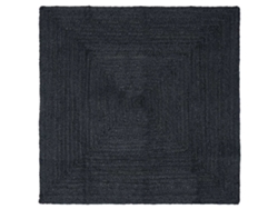 Vidaxl Alfombras De Área Rectangular Gris Oscuro 300 X 300 Cm Yute