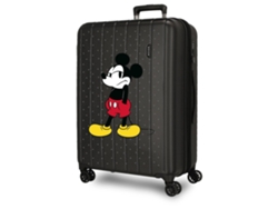 Maleta mediana Mickey Waiting Abs con capacidad de 84,24 l, color negro Disney