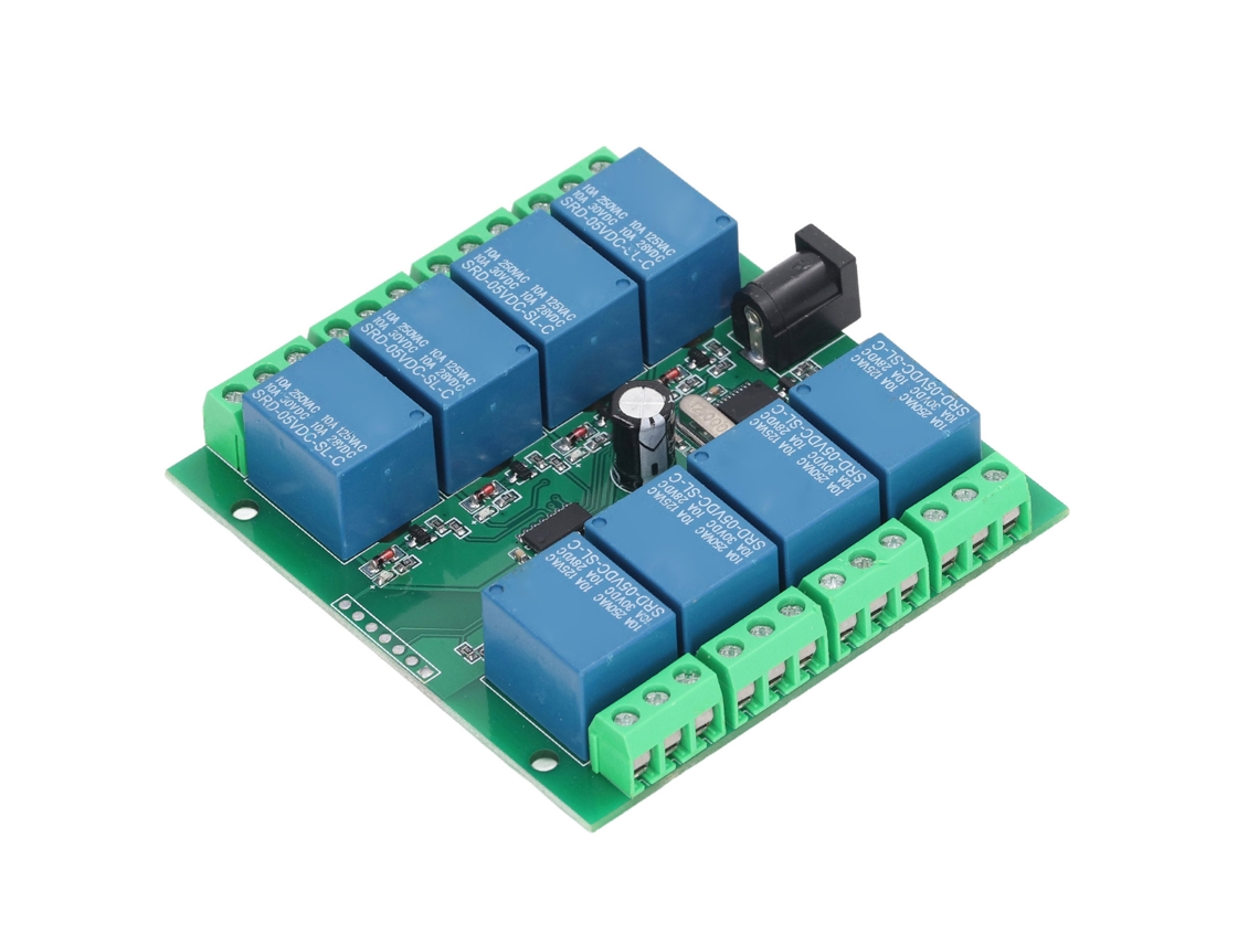 Módulo Relé 8 Canales Con Protección Contra Sobrecarga Usb Switch Inteligente Dc5v Para Electromecánica Suministros Eléctricos Industriales
