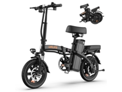 Bicicleta Eléctrica Plegable Para Adultos Urlife F1l, 250 W, 48 V, 7,5 Ah, Con Batería Extraíble, Ideal Para Desplazamientos Urbanos