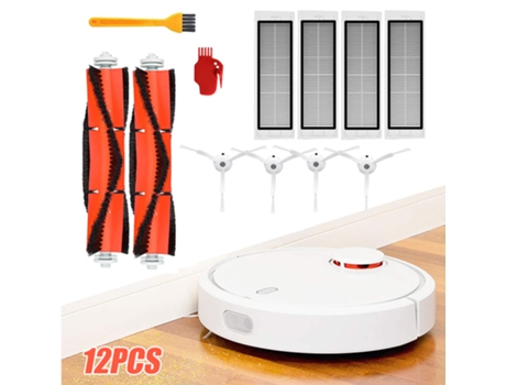 Piezas de limpiador al vacío, accesorios, cepillo lateral de filtro Hepa, caja de cepillo principal para polvo para Xiaomi Mi Robot 1S, Kit de reem...