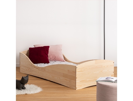 Somier Zoé Bois Ripas PETITSMEUBLES Madera Beige (194x94x40)
