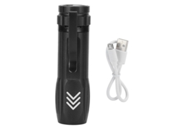 Rebe-linterna Pequeña Super Brillante Recargable Por Usb Impermeable Y Ajustable