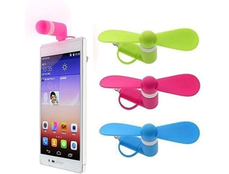 Ventilador Ventiladores para Iphone Android Mini Usb Giratorio Portátil Ajustable
