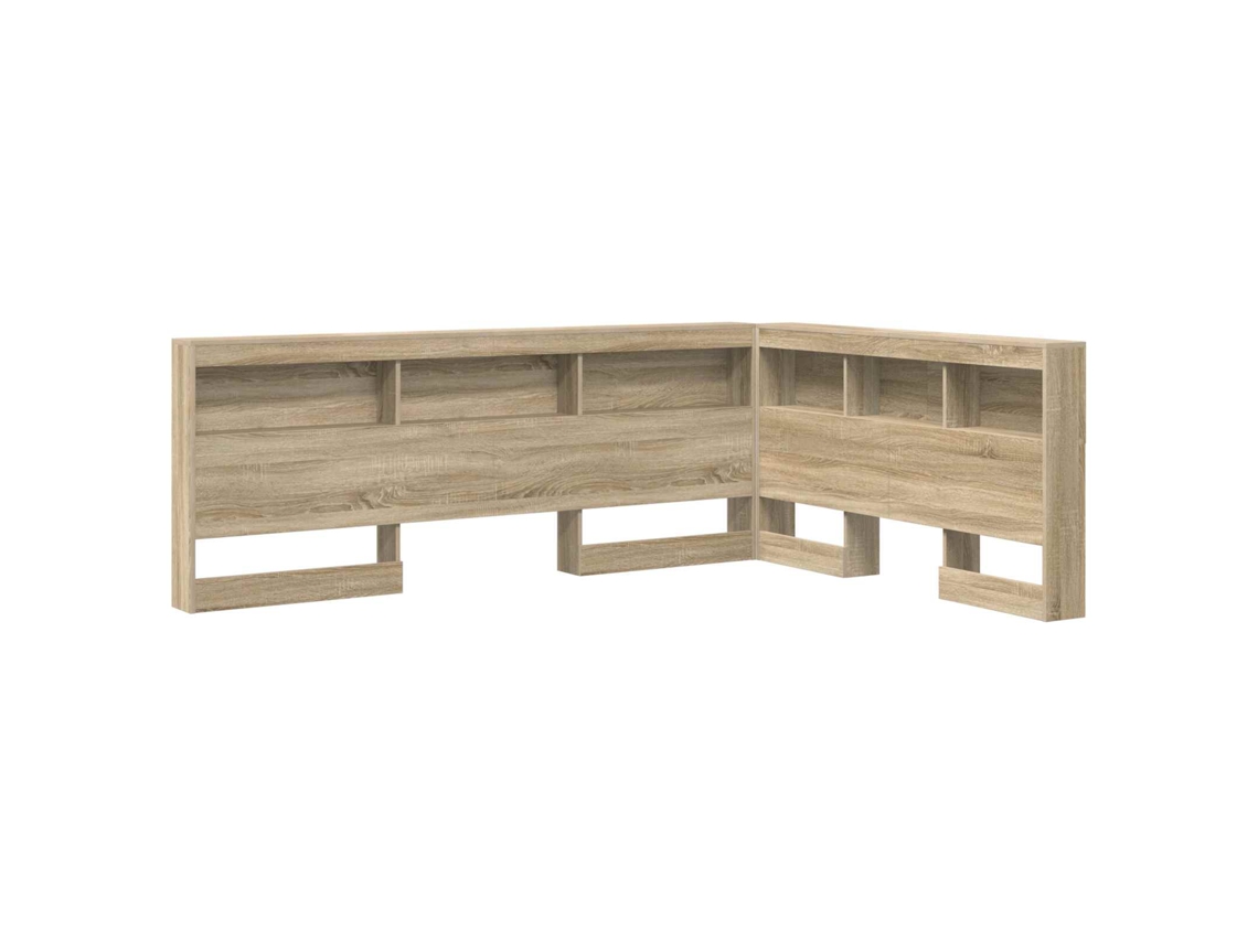 Maison Exclusive - Cabecera De Almacenamiento Con Estante Roble Sonoma 160 Cm