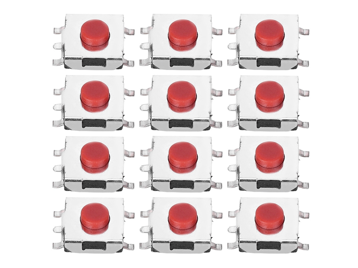 200 Unidades De Mini Interruptores Táctiles De Botón De 6x6x3,1 Mm, Parches Ligeros Para Productos Electrónicos.