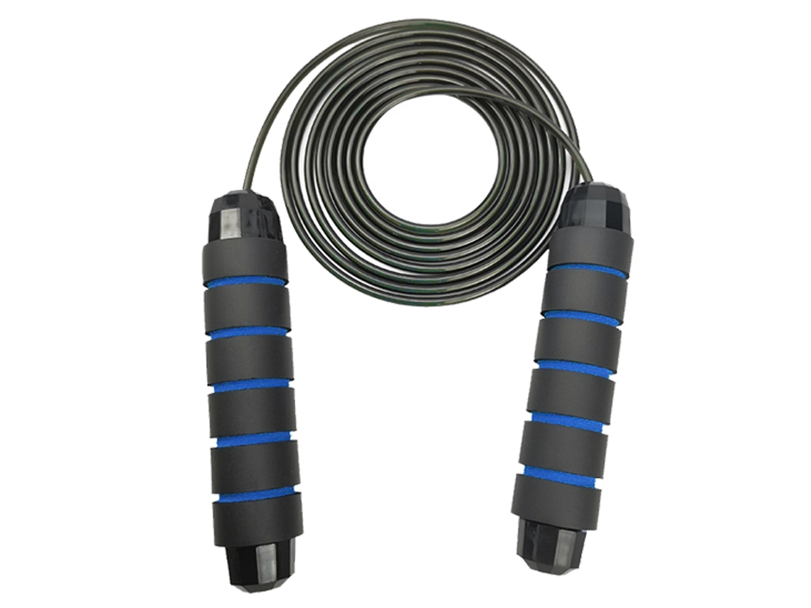 Cuerda de salto de alambre ajustable HYMNORA para salto rápido