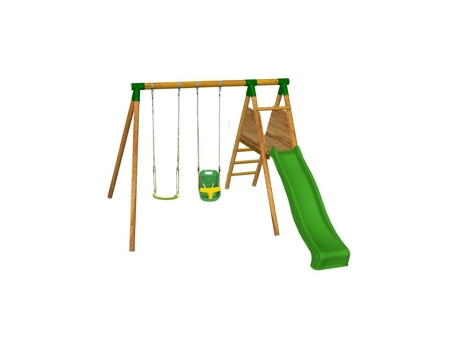 Parque Infantil Masgames Mauna Loa L Madera Redonda MASGAMES OUTDOOR GAMES