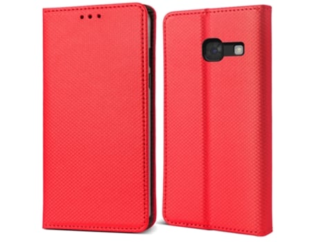 Funda Inteligente para Samsung MOOZY Cartón Rojo