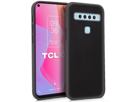 Funda Cool Silicona para Tcl 10L Negro