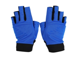 Danu26-guantes De Pesca De Media Manga Boodun Transpirables Antisolar Para Kayak Senderismo Outdoor Accesorio De Deporte (azul Xl)