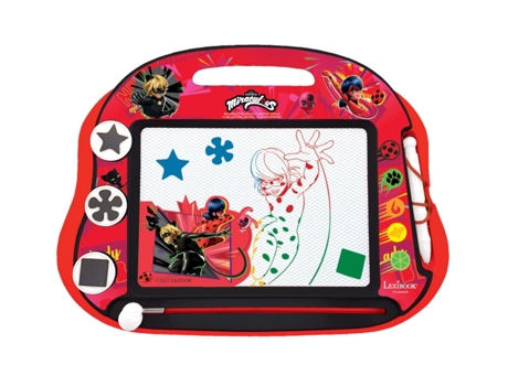 Juego Criativo LEXIBOOK Tablero De Dibujo Magnético Miraculous (Edad Mínima Recomendada: 3 años)