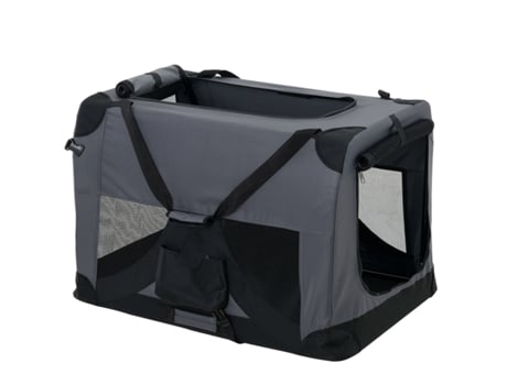 Transportin para Perros PRO.TEC (70 x 52 x 52 cm - Poliéster - Gris)