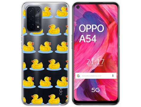 Carcasa Oppo A54 5G / A74 5G TUMUNDOSMARTPHONE Dibujos Transparente
