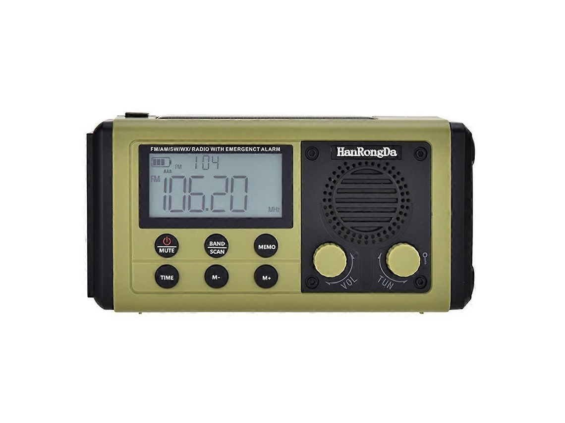 Radio HRD907 para prevención de desastres, radio de emergencia de banda completa, carga solar, iluminación, radio móvil portátil GOKOCO.