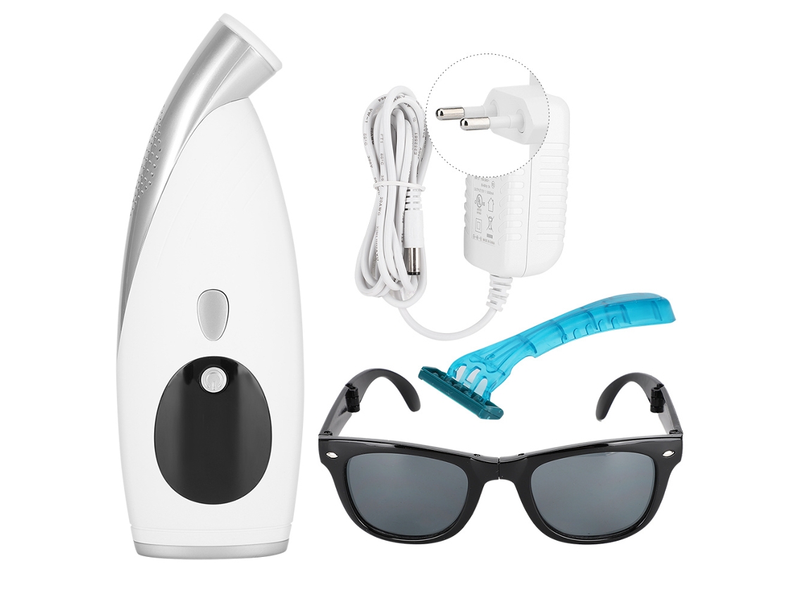 Máquina De Depilación Ipl Ajustable 5 Niveles Herramienta Painless Depilación Rostro Cuerpo Blanca