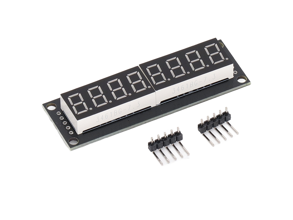 Módulo De Pantalla Digital Led De 7 Segmentos Y 8 Bits Con Retroiluminación Verde, 0,36 Pulgadas, Para Relojes.