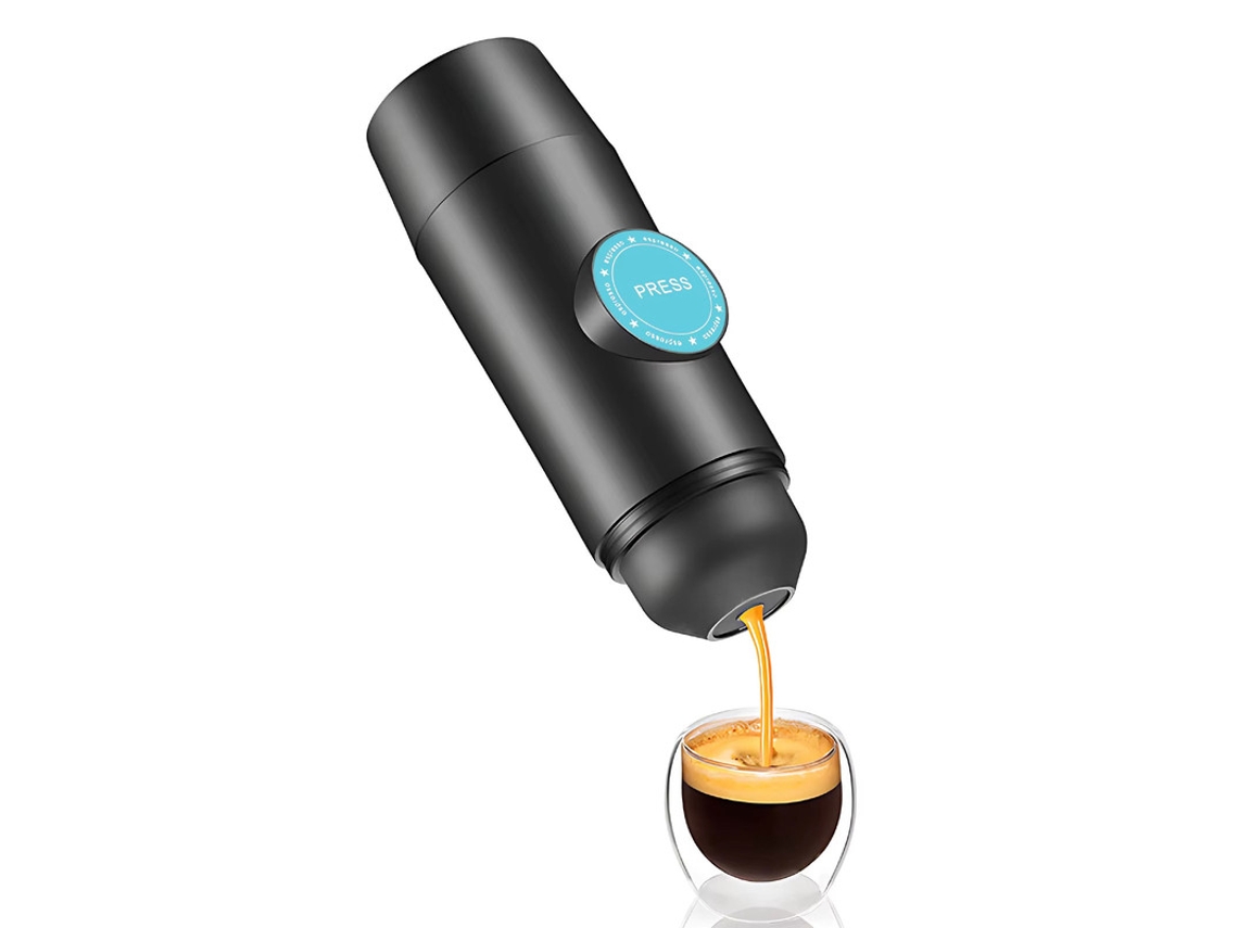 Cafetera con cápsulas SZSMART KF13 portátil (capacidad: 50-90ml) - azul