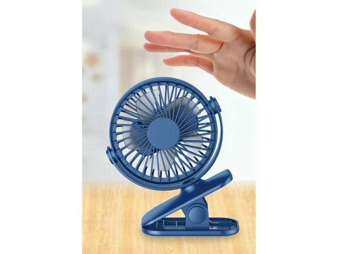 Ventilador de clip versátil, ventilador de escritorio 2 en 1, portátil con suspensión magnética, motor silencioso y ventilador USB multifuncional para uso