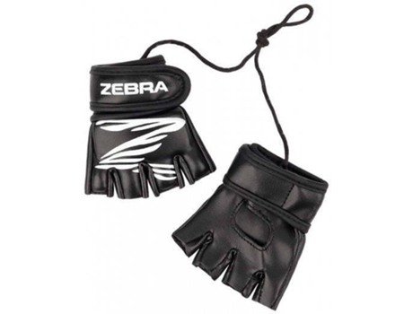 Mini Guantes ZEBRA (Negro - 9 cm)
