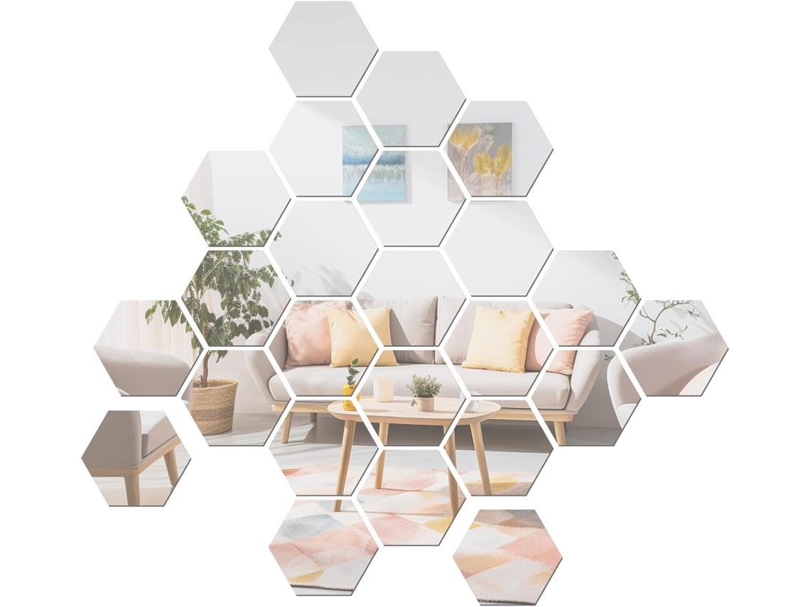 Pegatinas hexagonales espejadas Slowmoose 36
