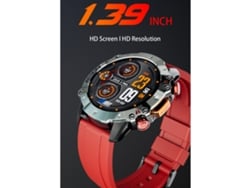 Reloj Inteligente Lokmat Zeus 3 Pro Con Pantalla De 1,39 Pulgadas De Vidrio Boe Ips, Llamadas Bt, Rastreador De Fitness Y Monitor De Salud