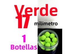 (17 Mm Verde) Una Botella De Cebo Para Carpas, 4 Sabores, Incluye Flotador, Cebo Artificial Para Carpas.