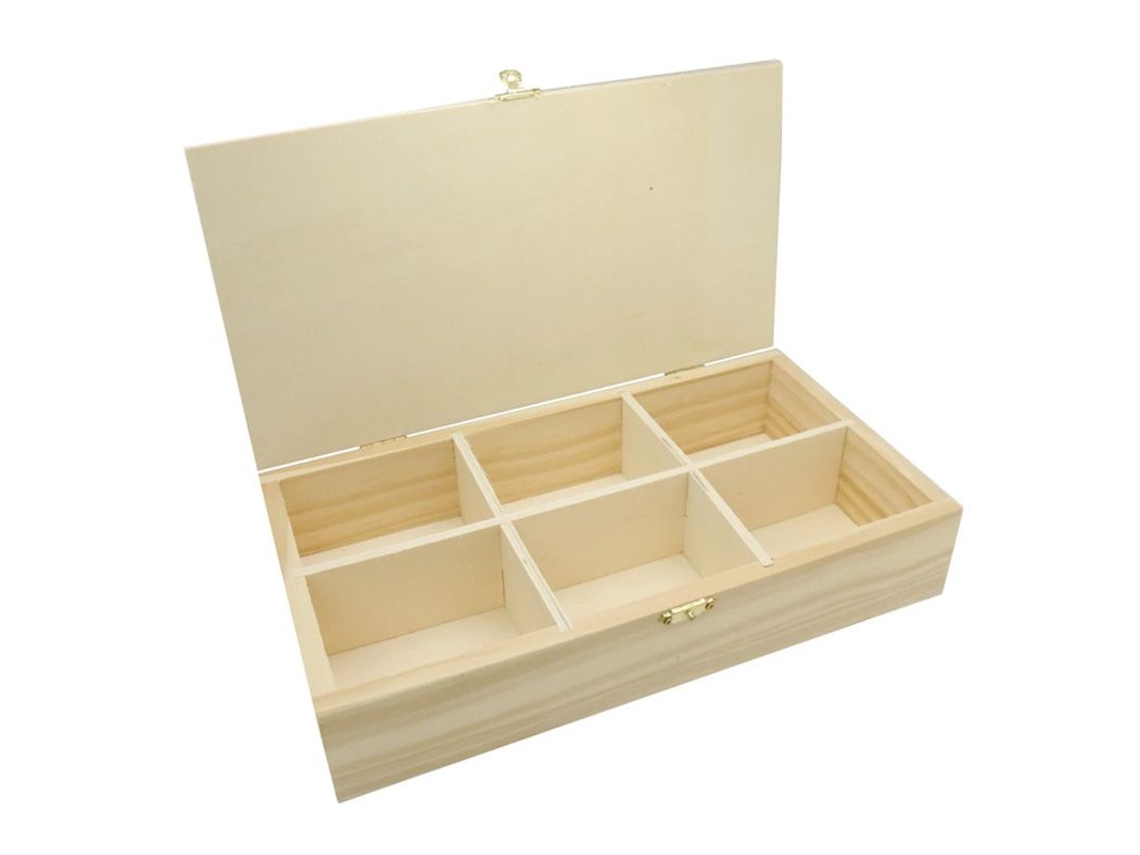 Caja de té y tisanas - 30 x 16 x 6 cm