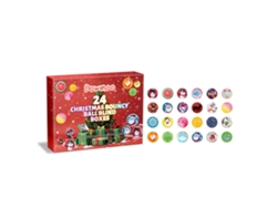 Cajas sorpresa de pelotas saltarinas para Navidad - 24 unidades