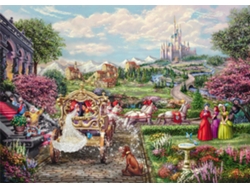 Rompecabezas de Schmidt Disney Cenicienta y felices para siempre, 1000 piezas
