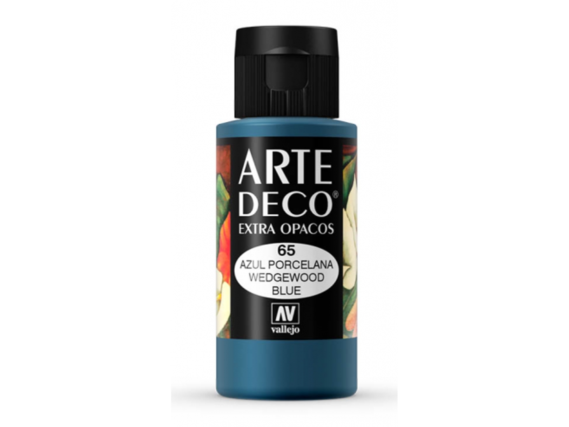 Pintura Acrilica Arte Deco Vallejo 60 Ml (Azul Porcelana 65)
