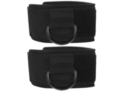 2 Peças De Cinta De Tornozelo Portátil Com Fivela Para Proteção Esportiva E Treinamento De Pernas E Quadris 39,00x6,00x1,50cm Negro 1