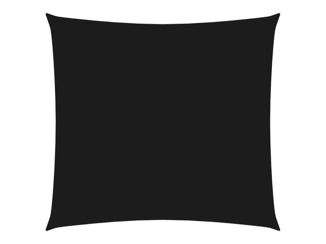 Maison Exclusive - Toldo De Vela Cuadrado Tela Oxford Negro 6x6 M