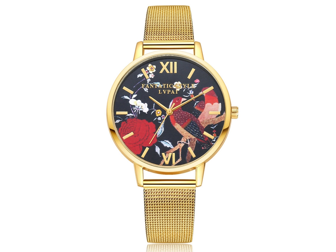 Reloj De Pulsera Analógico Elegante E Informal Para Mujer Gaiety Con Correa De Pu Rosa.