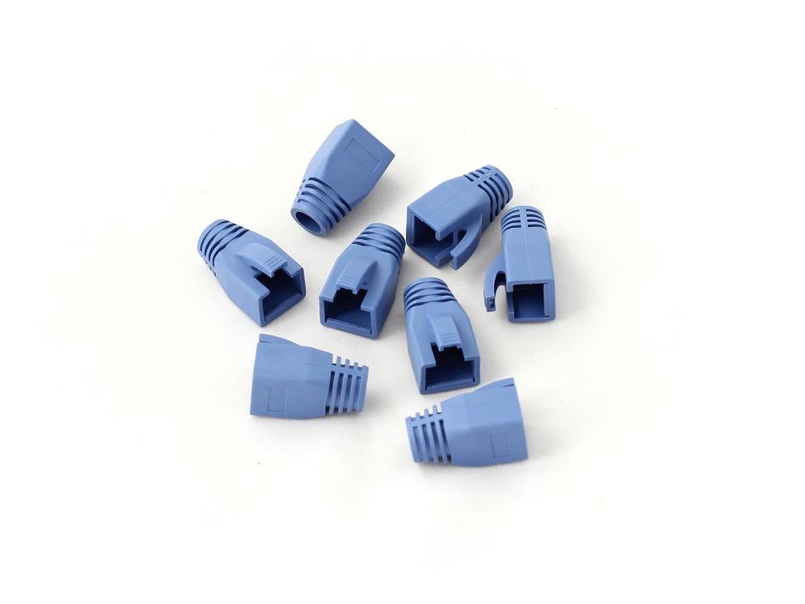 Tapa para conector RJ45 DIGITUS para cables de gran diámetro de 7,5 mm, paquete de 10 unidades.