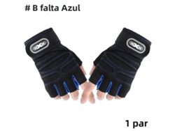 Muñequeras Deportivas (negro/azul L), Especiales Para Levantamiento De Pesas, Paquete De 1 Par, Antideslizantes Para Entrenamiento En Gimnasio.