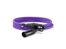 Cable de audio XLR morado de 3 m de Røde Xlr3m Pu
